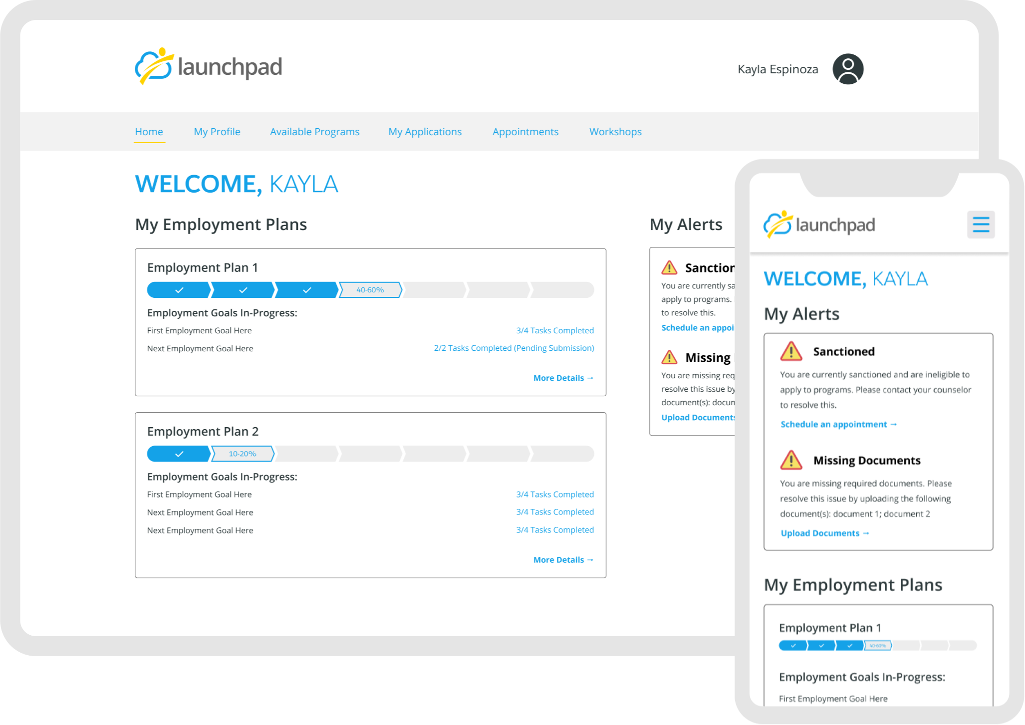 Launchpad Workforce Development Cloud - AI & User-Driven Case Management